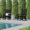 Flash Furniture Black All-Weather Outdoor Rocking Chair, 2PK 2-LE-HMP-2002-110-BK-GG - alternate 6